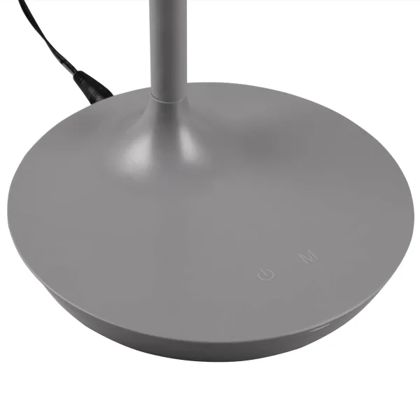 CANDEEIRO DE MESA TÁTIL LED 5W REGULÁVEL CINZENTO TANNER