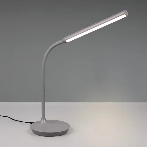 CANDEEIRO DE MESA TÁTIL LED 5W REGULÁVEL CINZENTO TANNER