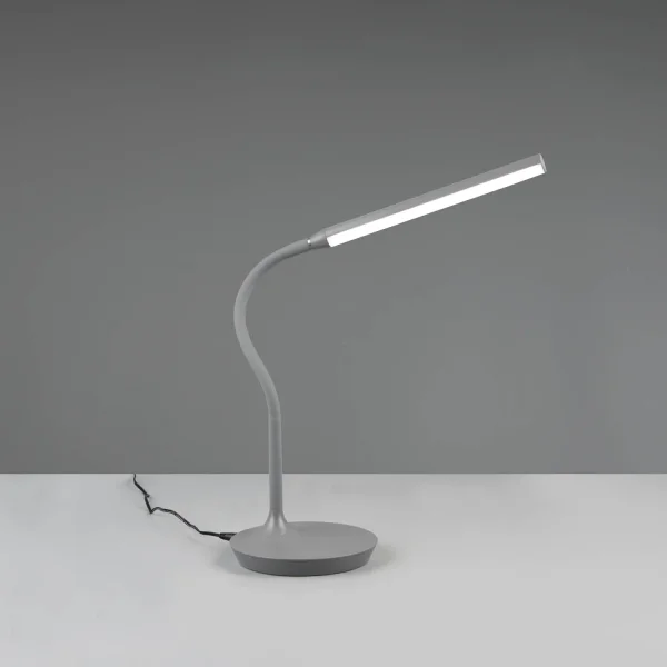 CANDEEIRO DE MESA TÁTIL LED 5W REGULÁVEL CINZENTO TANNER