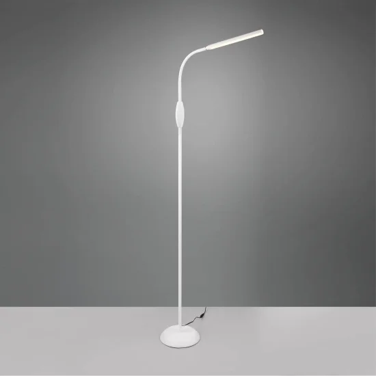 CANDEEIRO DE CHÃO LED TÁTIL 5W REGULÁVEL BRANCO TANNER