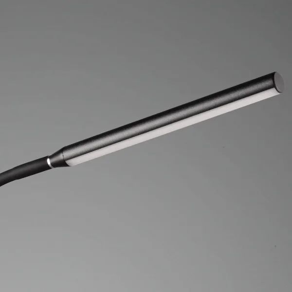 CANDEEIRO DE CHÃO LED TÁTIL 5W REGULÁVEL PRETO TANNER