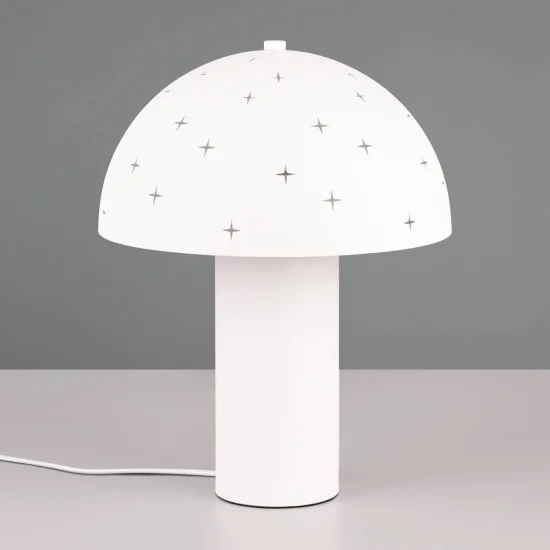 CANDEEIRO DE MESA METAL BRANCO E14 NISCALO 2