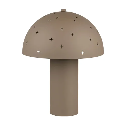 CANDEEIRO DE MESA EM METAL CINZA ACINZENTADO E14 NISCALO