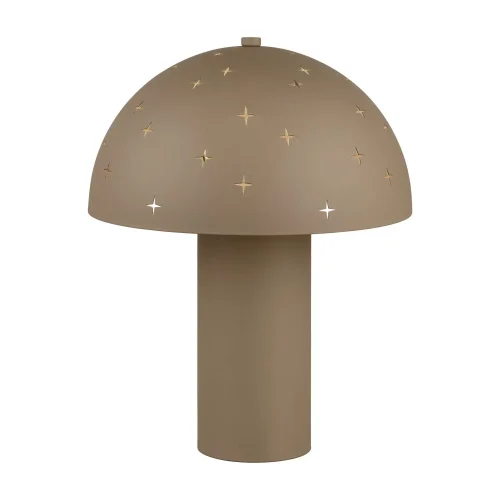 CANDEEIRO DE MESA EM METAL CINZA ACINZENTADO E14 NISCALO