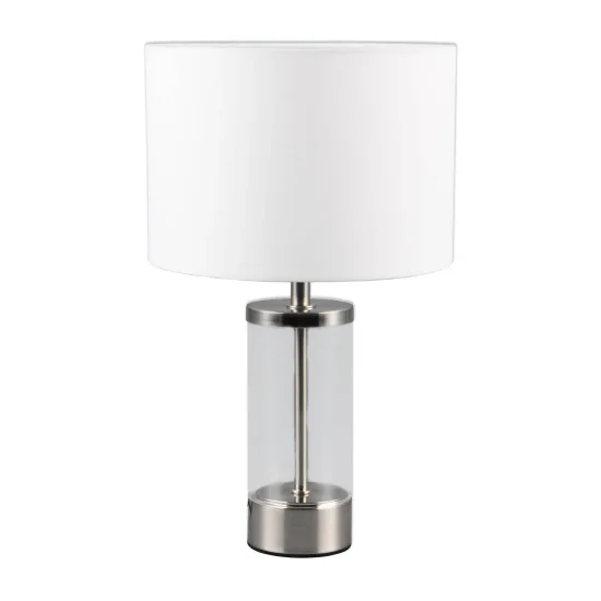 CANDEEIRO DE MESA METAL NÍQUEL OPACO E14 GLADYS 2