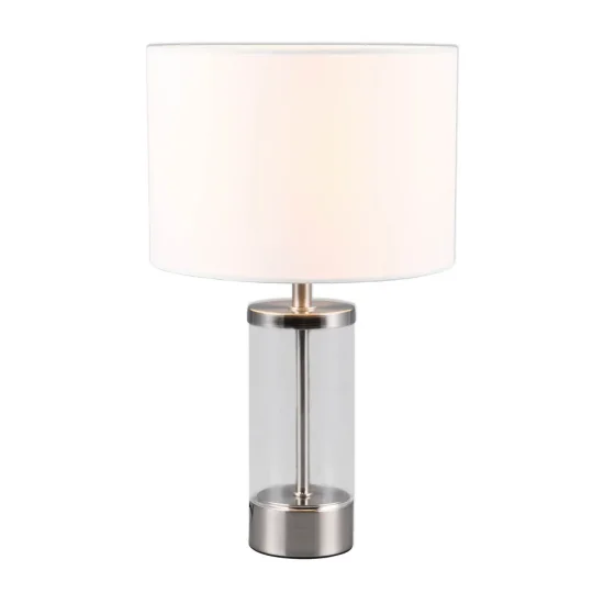 CANDEEIRO DE MESA METAL NÍQUEL OPACO E14 GLADYS