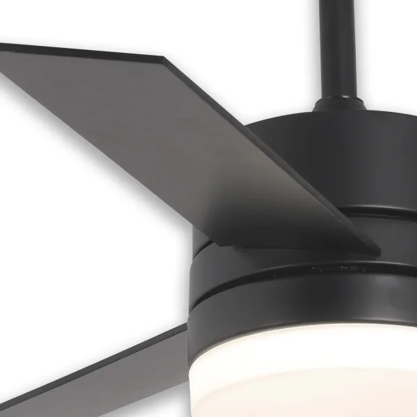 Ventilador de Teto com Luz Led 17W Ajustável Preto New Lorenzo |brilhar Ventilador de Teto com Luz Led 17W Ajustável Preto New Lorenzo |brilhar