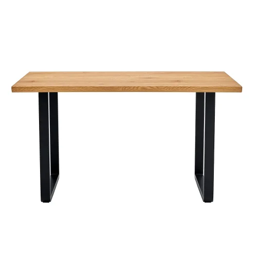 MESA DE COMEDOR MADERA NATURAL/NEGRO BECKETT