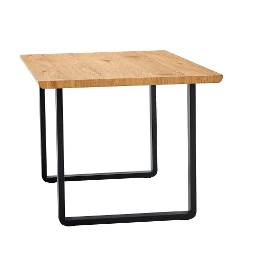 MESA DE COMEDOR MADERA NATURAL/NEGRO BECKETT