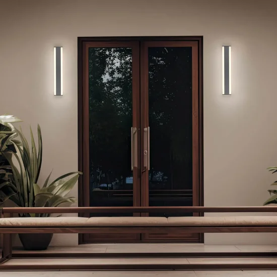 APLIQUE EXTERIOR LED 8W REGULÁVEL IP54 ANTRACITE DASHIEL 2