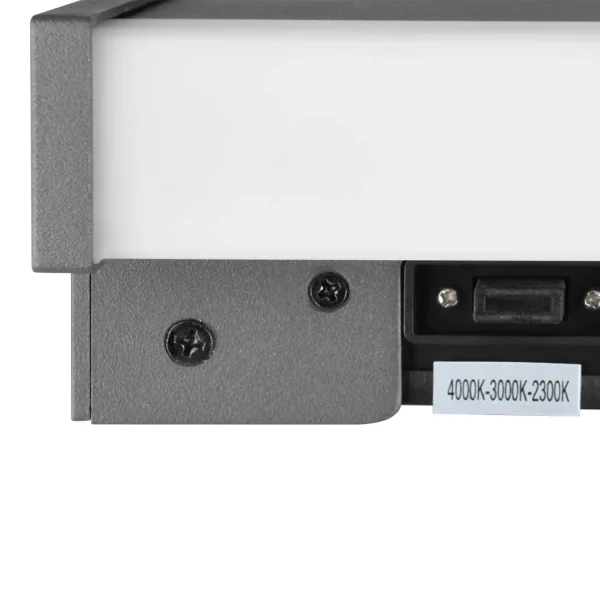 APLIQUE EXTERIOR LED 8W REGULÁVEL IP54 ANTRACITE DASHIEL