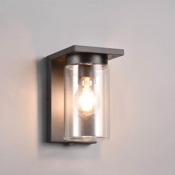 APLIQUE EXTERIOR COM SENSOR DE LUZ E27 IP44 ARABELA