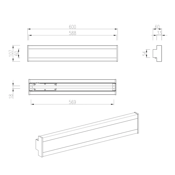 APLIQUE EXTERIOR LED 8W REGULÁVEL IP54 ANTRACITE DASHIEL