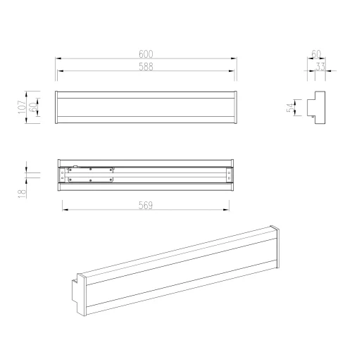 APLIQUE EXTERIOR LED 8W REGULÁVEL IP54 ANTRACITE DASHIEL