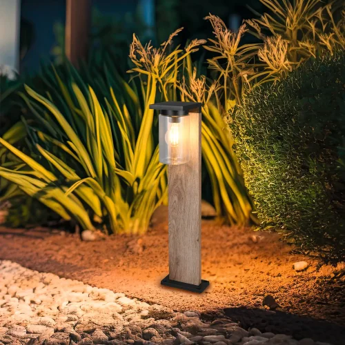 BALIZA EXTERIOR COM SENSOR DE LUZ E27 IP44 65CM ARABELA