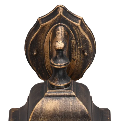 APLIQUE EXTERIOR DESCENDENTE E27 IP44 ÓXIDO 30CM VALESKA