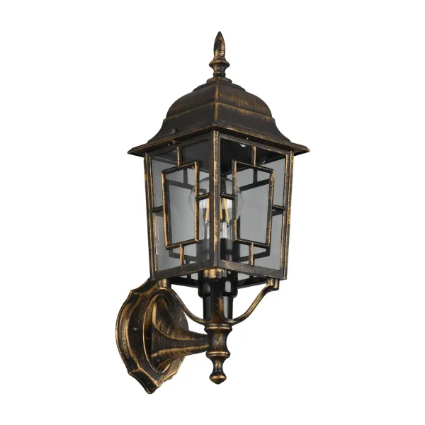 APLIQUE EXTERIOR ASCENDENTE IP44 ÓXIDO 41CM VALESKA