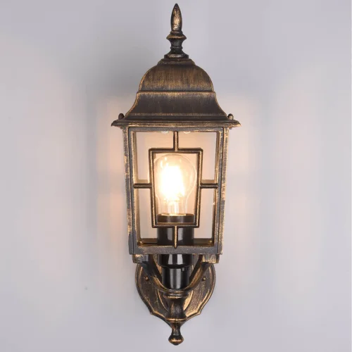 APLIQUE EXTERIOR ASCENDENTE IP44 ÓXIDO 41CM VALESKA