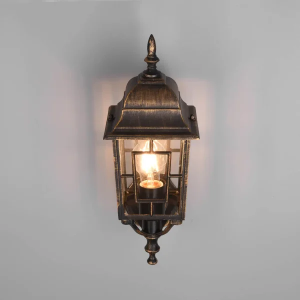 APLIQUE EXTERIOR ASCENDENTE IP44 ÓXIDO 41CM VALESKA