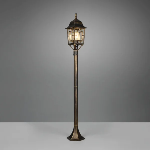 LANTERNA DE EXTERIOR E27 IP44 ÓXIDO 100CM VALESKA