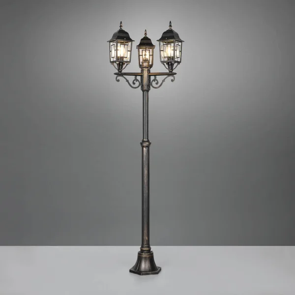 FAROL DE EXTERIOR E27 IP44 ÓXIDO 200CM VALESKA