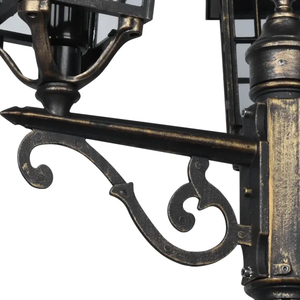 FAROL DE EXTERIOR E27 IP44 ÓXIDO 200CM VALESKA