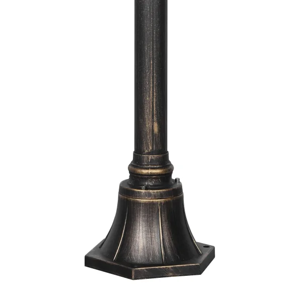 FAROL DE EXTERIOR E27 IP44 ÓXIDO 200CM VALESKA