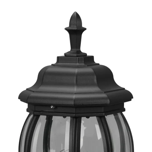 Lanterna de exterior E27 IP44 preta Elowen| Lúzete