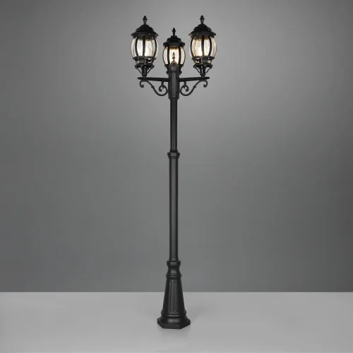 LANTERNA DE EXTERIOR E27 IP44 200CM PRETO ELOWEN