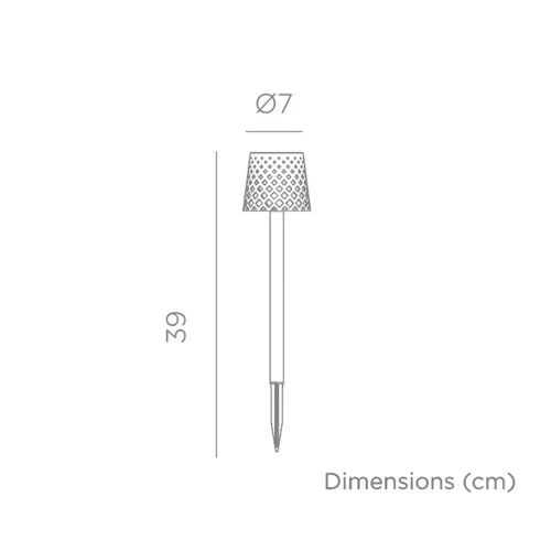 PACOTE DE 4 ESTACAS SOLARES GRETITA BRANCO IP44