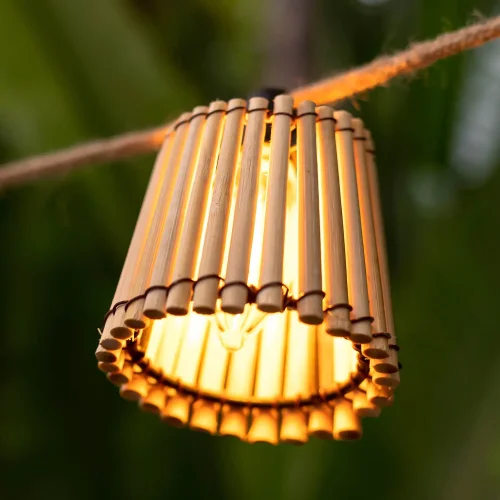 GIRLANDA SOLAR + BATERIA RECARREGÁVEL IP44 YUTE OKINAWA