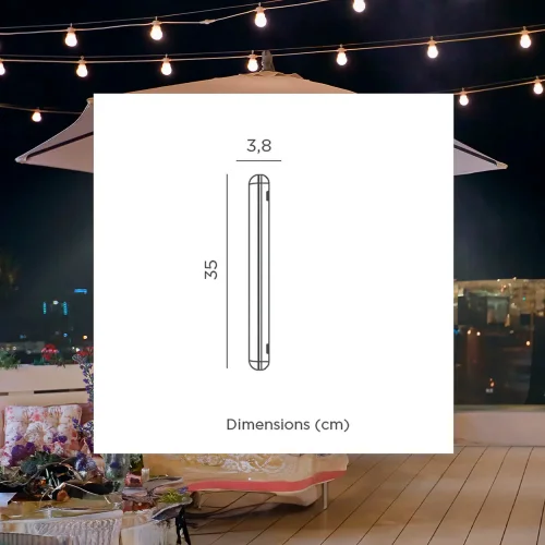 Lâmpada Portátil RGB a Bateria Recarregável Banana 35| Lúzete