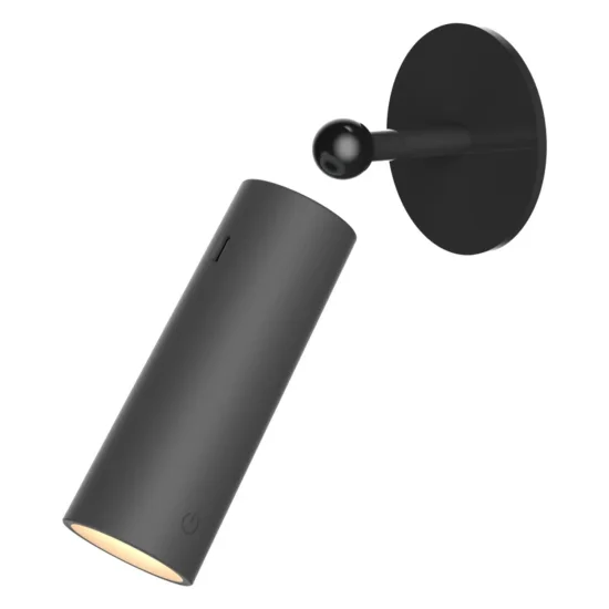 Aplique Sem Fios Bateria Recarregável Preto Roll 4 | Lúzete 2