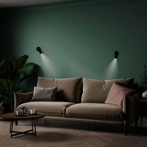 Aplique Sem Fios Bateria Recarregável Preto Roll 4 | Lúzete