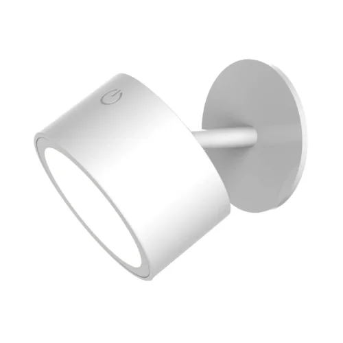 Aplique Sem Fios Bateria Recarregável Branco Roll 8 | Lúzete