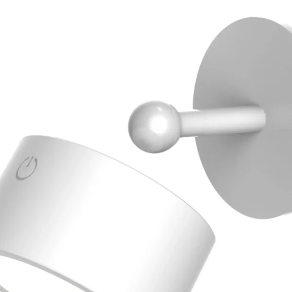 Aplique Sem Fios Bateria Recarregável Branco Roll 8 | Lúzete