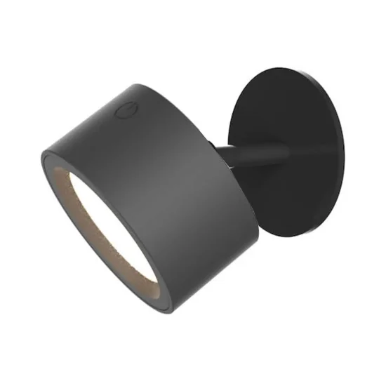 Aplique Sem Fios Bateria Recarregável Preto Roll 8 | Lúzete