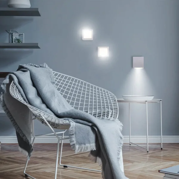 APLIQUE DE PAREDE SEM FIOS BATERIA RECARREGÁVEL PRETO ROLL 8