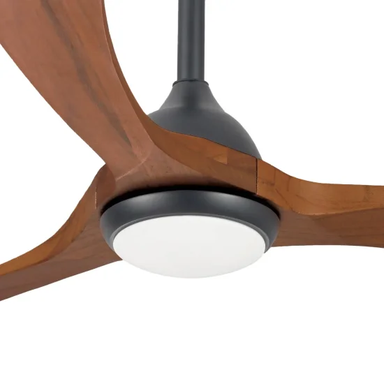VENTILADOR DE TETO LED 18W REGULÁVEL 3 PÁS MOTOR DC ASIER 2