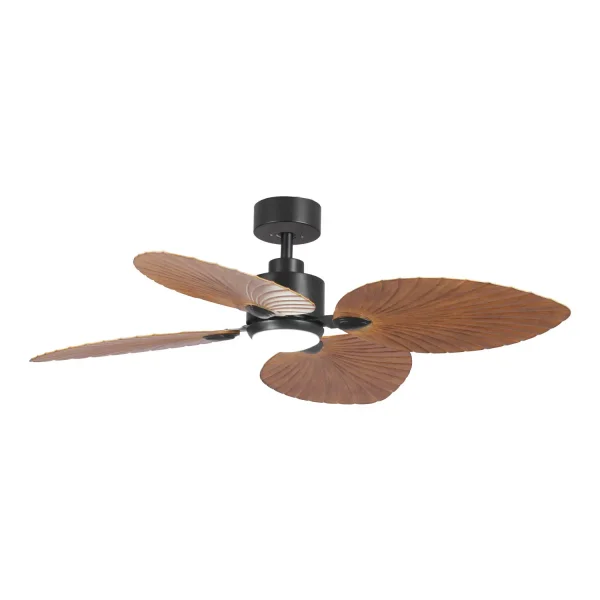 VENTILADOR DE TETO LED 18W REGULÁVEL 4 PÁS MOTOR DC LAGOS