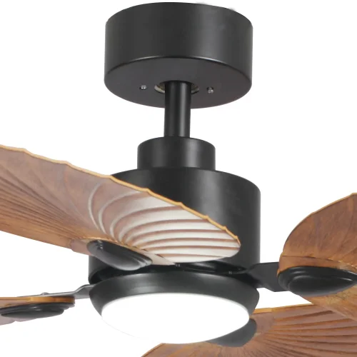 VENTILADOR DE TETO LED 18W REGULÁVEL 4 PÁS MOTOR DC LAGOS