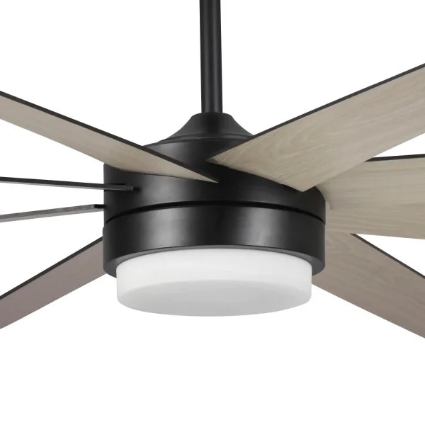 VENTILADOR DE TETO LED 24W REGULÁVEL 8 PÁS MOTOR DC SOLEI