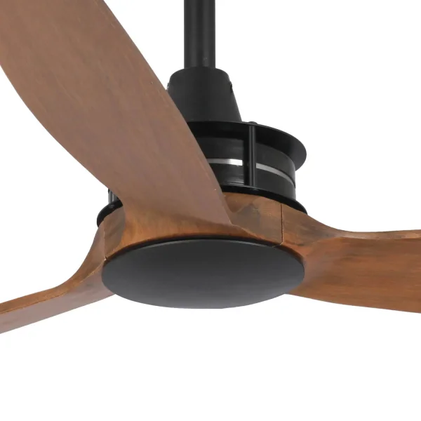 VENTILADOR DE TETO SEM LUZ 3 PÁS MADEIRA MOTOR DC WINSTON
