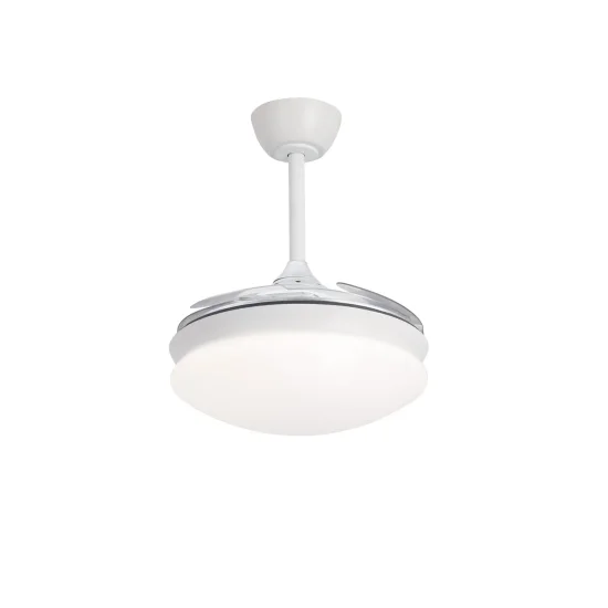 VENTILADOR DE TETO LED 24W REGULÁVEL 4 PÁS REBATÍVEIS MOTOR DC MONTREAL 2