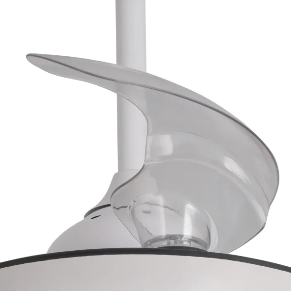 VENTILADOR DE TETO LED 24W REGULÁVEL 4 PÁS REBATÍVEIS MOTOR DC MONTREAL