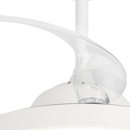 VENTILADOR DE TETO LED 35W REGULÁVEL 4 PÁS REBATÍVEIS MOTOR DC ODENSE