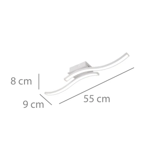 PLAFON DE TETO LED 14 W 4000K BRANCO EVANDER