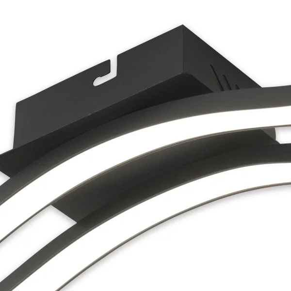 Plafon de Teto LED 14 W 4000K Preto Evander| Lúzete