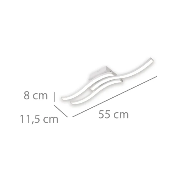 PLAFON DE TETO LED 20 W 4000K BRANCO EVANDER