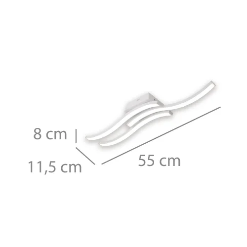 PLAFON DE TETO LED 20 W 4000K BRANCO EVANDER